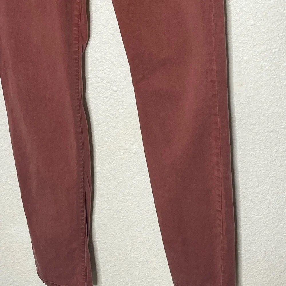 Level 99 Lilly Skinny Straight Light Burgundy Pants Sz 28 - Picture 3 of 7